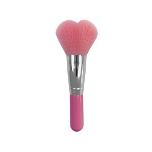 MB05 Single Pink Heart-Shaped Makeup Brush